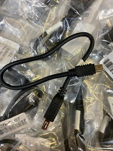 136 Adaptador Cable USB A Hembra a Mini USB B L 25 cm Negro 430-0007 EMBALAJE ORIGINAL - Imagen 1 de 3