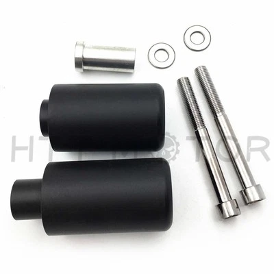 HTTMT Frame Slider Crash Protector For Suzuki GSXR 1000 2003-2004 No Cut Black - Image 1 of 4