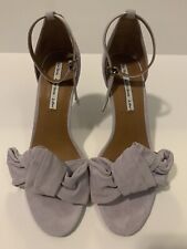 & Other Stories Suede Lavender Bow Heels sz 40