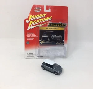 Johnny Lightning Classic Gold BMW Mini Cooper S Dark Silver (Gray) w/ White Roof - Picture 1 of 11
