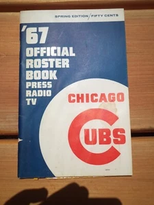 1967 FRÜHLING AUSGABE CHICAGO CUBS OFFIZIELLER KADER BUCH PRESSE RADIO TV MEDIENFÜHRER - Bild 1 von 19