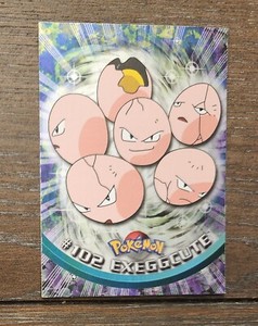 HOLO Exeggcute #102 Topps TV Animation Edition Blue Label Pokémon 1999 LP