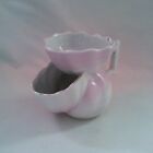 Vintage Ceramic Shaving Mug/Cup with Seashell Shaped Body & Cup with Gold Trim