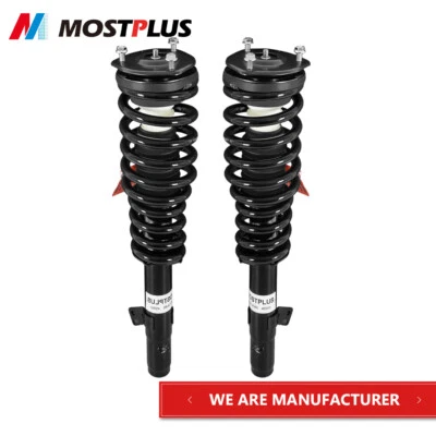 Pair Front Complete Struts Shock w/ Coil Spring For 2006-2009 Ford Fusion Foto 1 de 4