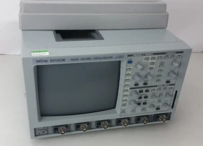 AS-IS LECROY 9314CM DIGITAL OSCILLOSCOPE QUAD 400 MHz 100MS/S 200KPTS NO RETURNS - Image 1 of 4