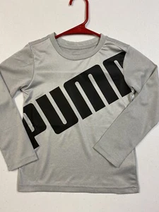 Puma Boys Long Sleeve Light Heather Shirt Size 4 NWT - Picture 1 of 1