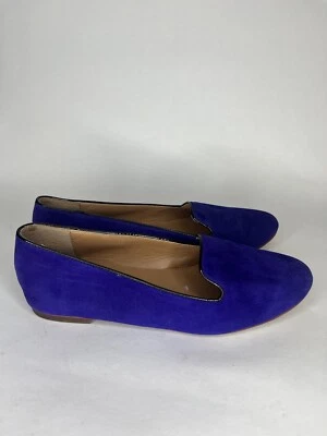 Zapatos planos de ballet j crew para mujer talla 7 púrpura gamuza sin cordones vestido informal Foto 1 de 4