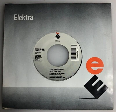 Tracy Chapman / Fast Car / Elektra 1988 45RPM / Mint! Foto 1 de 4