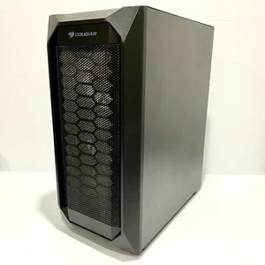 Cougar MX410 Mesh-G RGB Mid-Tower Included 3 Front Panel Fan & Rear Fan - Picture 1 of 6