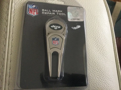 New York Jets Divot Repair Tool With Ball Marker NEW SEALED NFL NY JETS Golf Cover