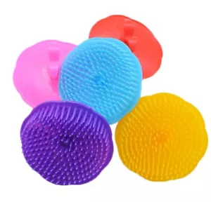 Silicone Scalp Body Hair Washing Massager Brush Bathroom For Children Adults - Picture 1 of 4