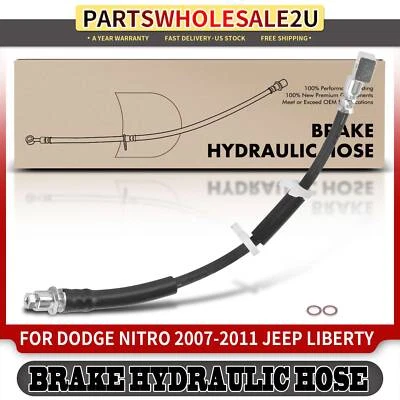 Manguera hidráulica de freno delantero izquierdo para Dodge Nitro 2007-2011 Jeep Liberty 2008-2012 Foto 1 de 4