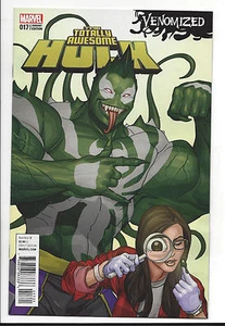 TOTALMENTE IMPRESIONANTE HULK #17 MIKE CHOI VARIANTE VENOMIZADA Marvel 2017 casi nuevo - Imagen 1 de 2