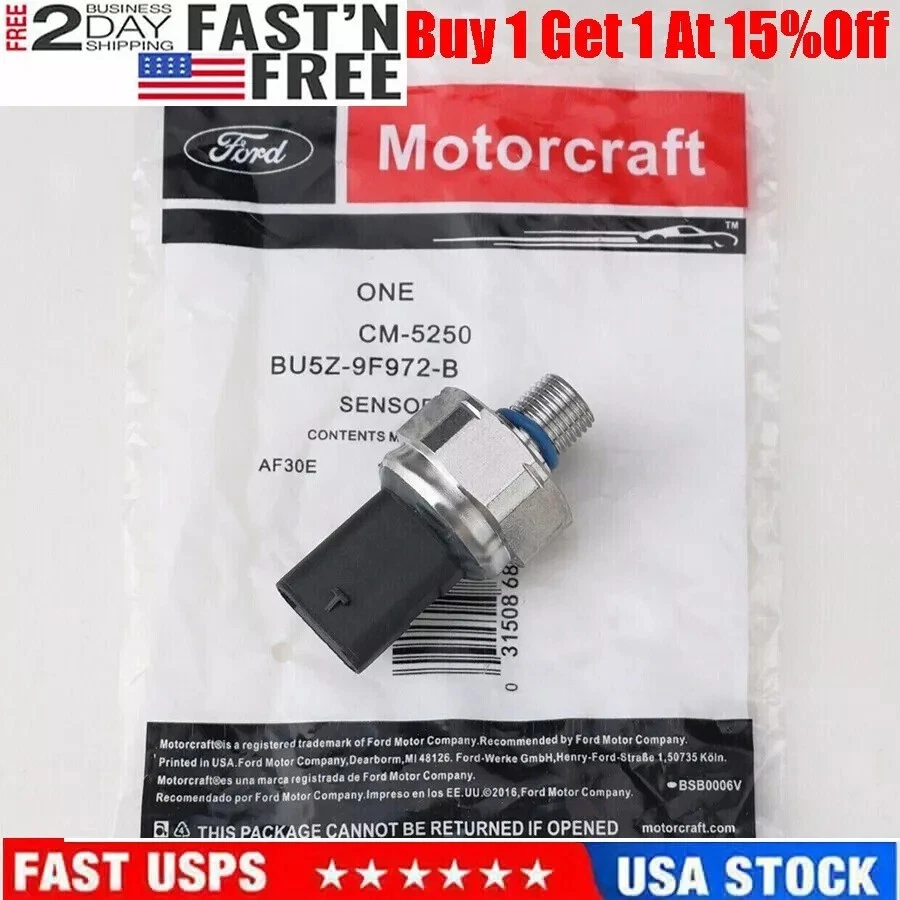 Sensor de presión de inyección de combustible nuevo 1 pieza CM-5250 / BU5Z-9F972-B STOCK EN EE. UU. Foto 1 de 4