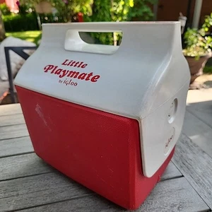Fiambrera Igloo Little Playmate Cooler paquete de 6 botones rojos y blancos pequeños - Imagen 1 de 12