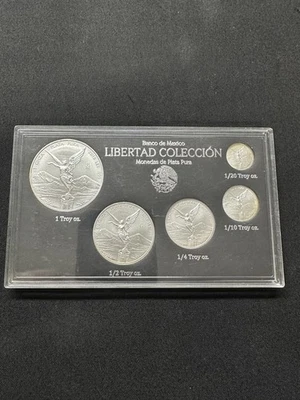 Juego de 5 monedas Libertad Bu 2019 Banco de México Foto 1 de 4