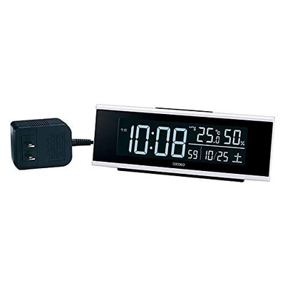 Seiko Reloj de Mesa Reloj Despertador Radio Digital Blanco 6.3×17.4×4.6cm Foto 1 de 4