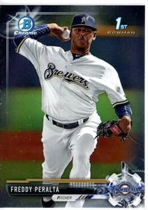 2017 Bowman - Chrome Prospects Freddy Peralta #BCP22 (RC) - Bild 1 von 2