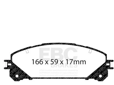Juego de pastillas de freno delanteras para Lexus NX200t 2016 2015-2017 PC213JN Foto 1 de 4