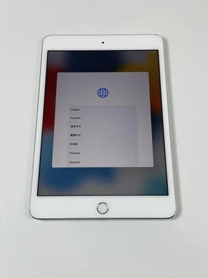 Apple iPad mini 4 128GB (WiFi) A1538 Silver-  Good - Image 1 of 4