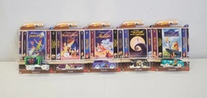 Hot Wheels Disney Classic Movies Series Complete Set Lot Of 5 New Sealed - Picture 1 of 6