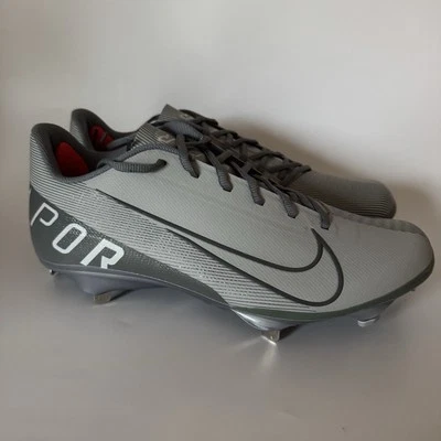 Nike Men’s 12 Lunar Ultrafly Elite 3 Baseball Cleats Light Gray CJ7577-007 NEW - Image 1 of 4