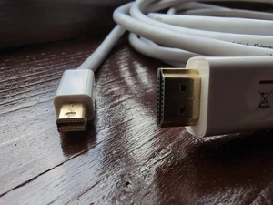 HDMI to Mini Display Port Cable 3m - Picture 1 of 2