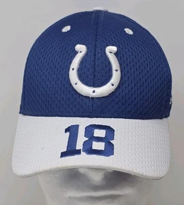 Indianapolis Colts 18 Payton Manning Reebok Baseball Cap Strapback Hat Youth NFL - Picture 1 of 12