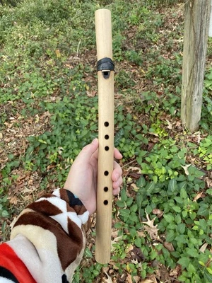 Flautas nativas americanas artesanales firmadas por Lumbee Rivercane llave tradicional de G Foto 1 de 3