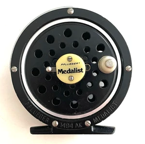 PFLUEGER MEDALIST 1494 AK Rolle zum Fliegenfischen OHNE SCHNUR schwarz - Bild 1 von 12