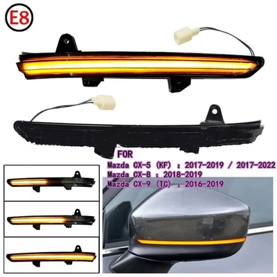 Par de luces de giro del espejo retrovisor lateral para Mazda CX-5 KF CX-8 CX-9 Foto 1 de 4
