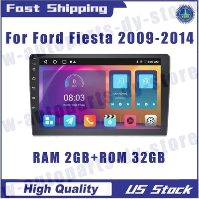 Radio estéreo para automóvil Ford Fiesta 2009-2014 Android 13 Carplay GPS navegación RDS WIFI Foto 1 de 4