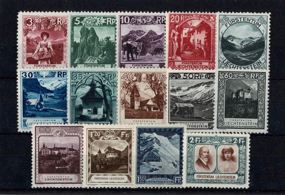 LIECHTENSTEIN YVERT 94 - 107 " SET 14 STAMPS 1930 " MNH VF J531 - Image 1 of 1