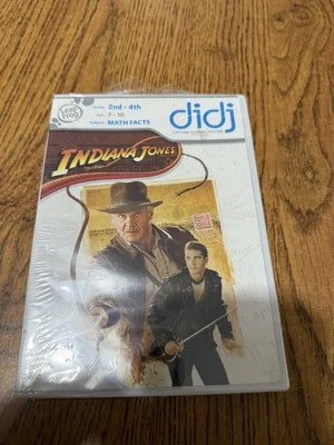 NEW LEAP FROG DIdj Indiana Jones Game MATH Software Learning Gaming System NIP - Image 1 of 2