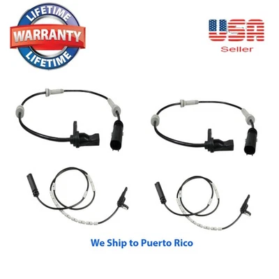 4 ABS Speed Sensor Front Rear Left & Right Fit BMW 2012-2020 With Park Assistant - Image 1 of 4