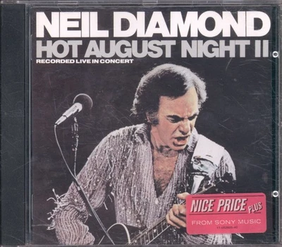 Neil Diamond Hot August Night II CD Europa CBS 1987 CD. DADC Österreich Pressung - Bild 1 von 2