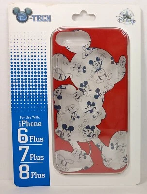 NUEVO Disney Faces Of Mickey Silhouette iPhone 6s 7 8 PLUS Estuche Teléfono Celular Teléfono Foto 1 de 2