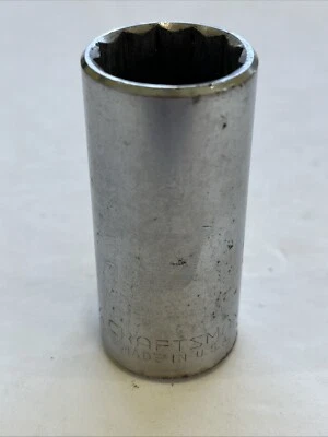 Craftsman 3/4” 12 Point 3/8" Drive Deep Socket Made In USA - Image 1 of 4
