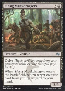 SIBSIG MUCKDRAGGERS 083/185 FATE REFORGED MTG MAGIC NM - Foto 1 di 1