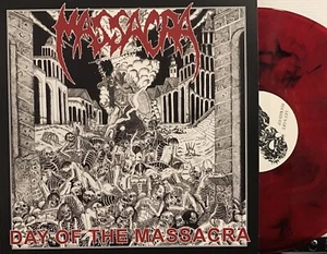 Massacra - Day Of The Massacra LP 2023 Osmose – OPLP476 [Red Marble] NEW *FR - Picture 1 of 8