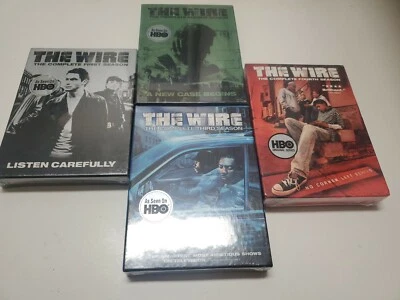 The Wire Seasons 1-4 DVD HBO series 1 opened 2,3and 4 sealed New - Image 1 of 4