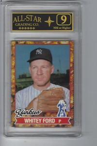 WHITEY FORD 1982 CRACKER JACK TOPPS BORDEN #3 ASG 9 NEAR MINT OR HIGHER