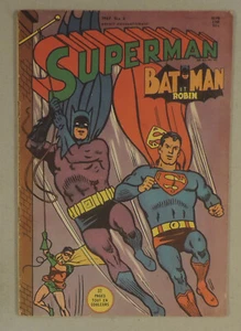 Superman Batman mensuel no 3 Interpresse 1967 EO TBE - Foto 1 di 2