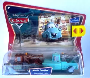 Disney Pixar Cars TOYS R US MOVIE DOUBLES MATER AND BRAND NEW MATER Imperfect Pk - Picture 1 of 1