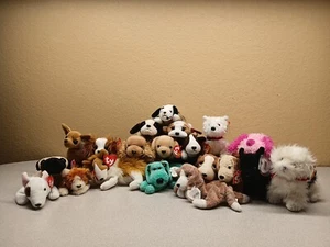 Ty Beanie Babies Lot Of 20 “Dogs” With Tags - Picture 1 of 14