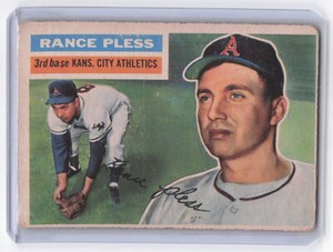 1956 Topps #339 Rance Pless Very good