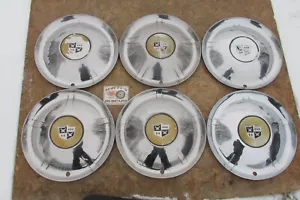 1954 DESOTO FIREDOME, FIREFLITE🚨 FIRESWEEP 15" WHEEL COVERS HUBCAPS, LOT OF 6 - Picture 1 of 20