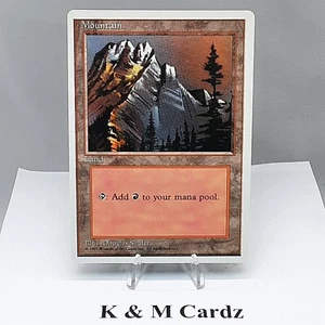 MTG - 4th Edition - Mountain (A) - Common - Near Mint - Picture 1 of 5
