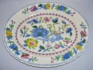 MASON'S ~ Early Ironstone 13.75" OVAL PLATTER (Plantation Colonial) ~ England - Picture 1 of 6