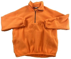Auburn Sportwear Erwachsene XL Fleece 1/4 Zip Pullover Jacke orange - Bild 1 von 8